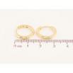 Сережки Xuping колір Позолота 14K колечка "Класика, шир. 2мм" ø 15мм фото №2 Сережки Xuping колір Позолота 14K колечка "Класика, шир. 2мм" ø 15мм фото №2