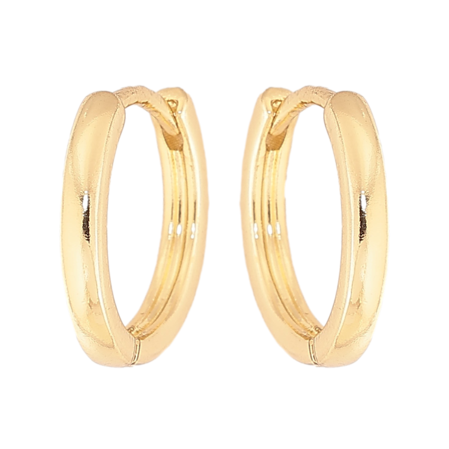 Сережки Xuping колір Позолота 14K колечка "Класика, шир. 2мм" ø 15мм фото №1 Сережки Xuping колір Позолота 14K колечка "Класика, шир. 2мм" ø 15мм фото №1