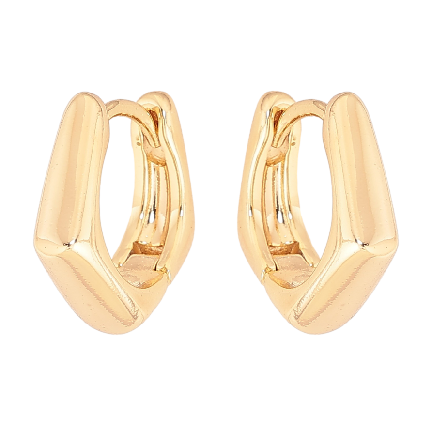 Сережки Xuping колір Позолота 14K колечка "Декоративні" фото №1 Сережки Xuping колір Позолота 14K колечка "Декоративні" фото №1