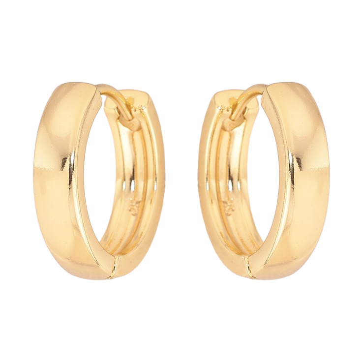 Сережки Xuping колір Позолота 14K колечка "Класика, шир. 4мм" ø 17мм фото №13