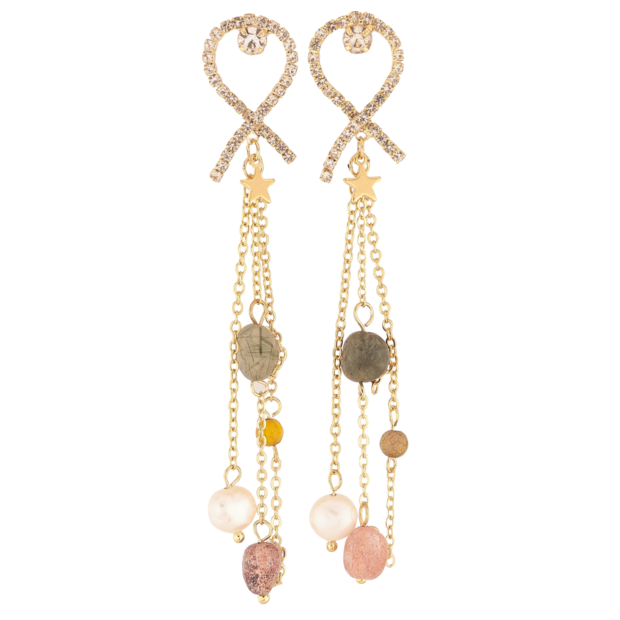 Серьги Xuping цвет Позолота 14K пусеты "Декоративные подвески" фото №1 Серьги Xuping цвет Позолота 14K пусеты "Декоративные подвески" фото №1