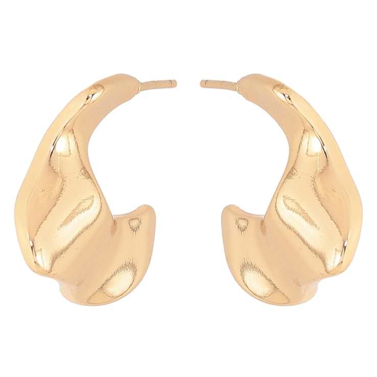 Сережки Xuping колір Позолота 14K пусети "Декоративні дуги" фото №22