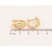 Сережки Xuping колір Позолота 14K англійський замок "Декоративний візерунок" фото №2 Сережки Xuping колір Позолота 14K англійський замок "Декоративний візерунок" фото №2