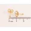 Сережки Xuping колір Позолота 14K пусети "Кульки" ø 2мм фото №2 Сережки Xuping колір Позолота 14K пусети "Кульки" ø 2мм фото №2