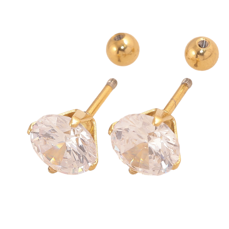 Серьги Xuping цвет Позолота 14K пусеты "Кристаллы в 4-х крапановой оправе" ø 8мм фото №2 Серьги Xuping цвет Позолота 14K пусеты "Кристаллы в 4-х крапановой оправе" ø 8мм фото №2