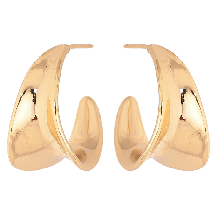 Сережки Xuping колір Позолота 14K пусети "Декоративні дуги" фото №24