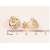 Серьги Xuping цвет Позолота 14K пусеты "Узор с стрекозами и кристаллами" фото №2 Серьги Xuping цвет Позолота 14K пусеты "Узор с стрекозами и кристаллами" фото №2