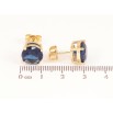 Серьги Xuping цвет Позолота 14K пусеты "Синие кристаллы в 4-х крапановой оправе" ø 10мм фото №2 Серьги Xuping цвет Позолота 14K пусеты "Синие кристаллы в 4-х крапановой оправе" ø 10мм фото №2