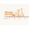 Серьги Xuping цвет Позолота 18K английский замок "Узор с кристаллами и жемчужинами" фото №2 Серьги Xuping цвет Позолота 18K английский замок "Узор с кристаллами и жемчужинами" фото №2