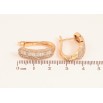 Серьги Xuping цвет Позолота 18K английский замок "Инкрустация кристаллами" фото №2 Серьги Xuping цвет Позолота 18K английский замок "Инкрустация кристаллами" фото №2