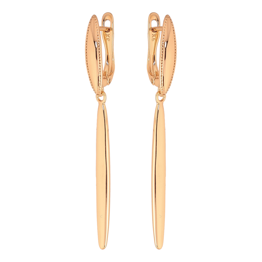 Сережки Xuping колір Позолота 18К англійський замок "Декоративні підвіски" фото №1