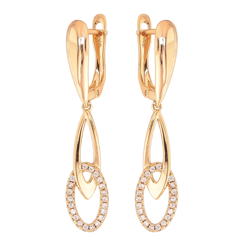 Серьги Xuping цвет Позолота 18К английский замок "Декоративные подвески" фото №1 Серьги Xuping цвет Позолота 18К английский замок "Декоративные подвески" фото №1