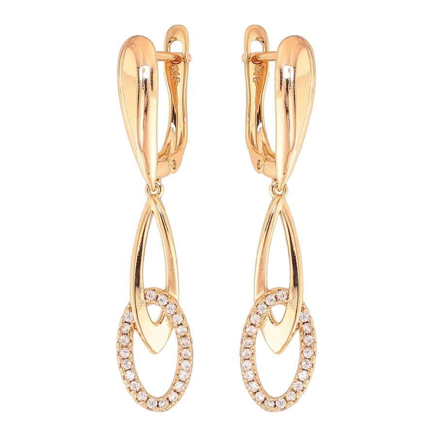 Сережки Xuping колір Позолота 18К англійський замок "Декоративні підвіски" фото №1 Сережки Xuping колір Позолота 18К англійський замок "Декоративні підвіски" фото №1