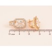Серьги Xuping цвет Позолота 18K английский замок "Кристалл в обрамлении" фото №2 Серьги Xuping цвет Позолота 18K английский замок "Кристалл в обрамлении" фото №2