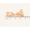 Серьги Xuping цвет Позолота 18K английский замок "Декоративные подвески с кристаллами" фото №2