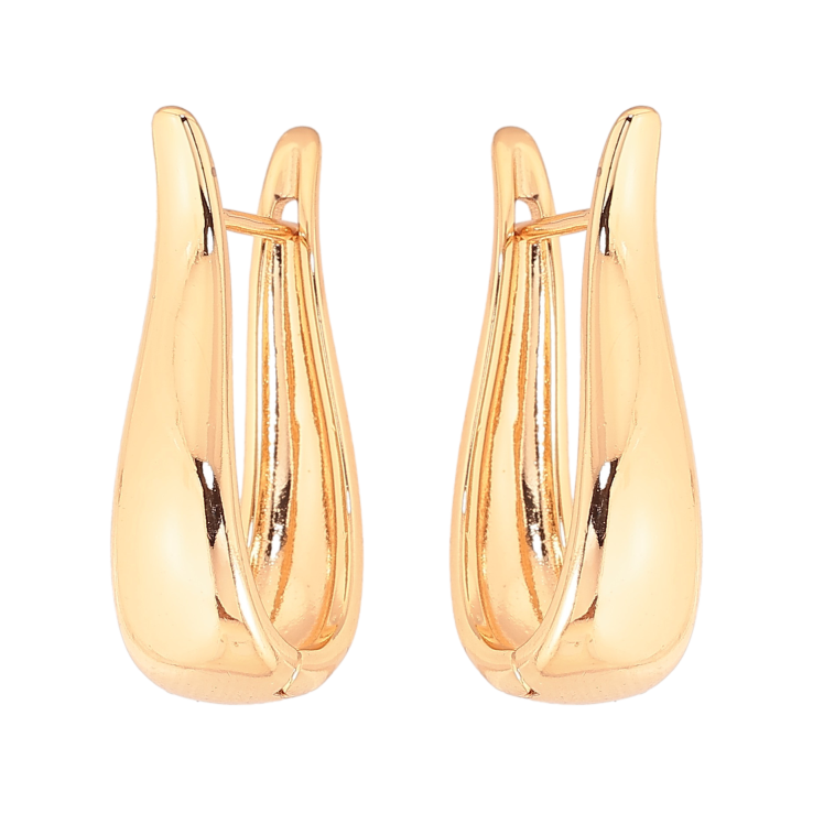 Сережки Xuping колір Позолота 18К англійський замок "Декоративні" фото №5