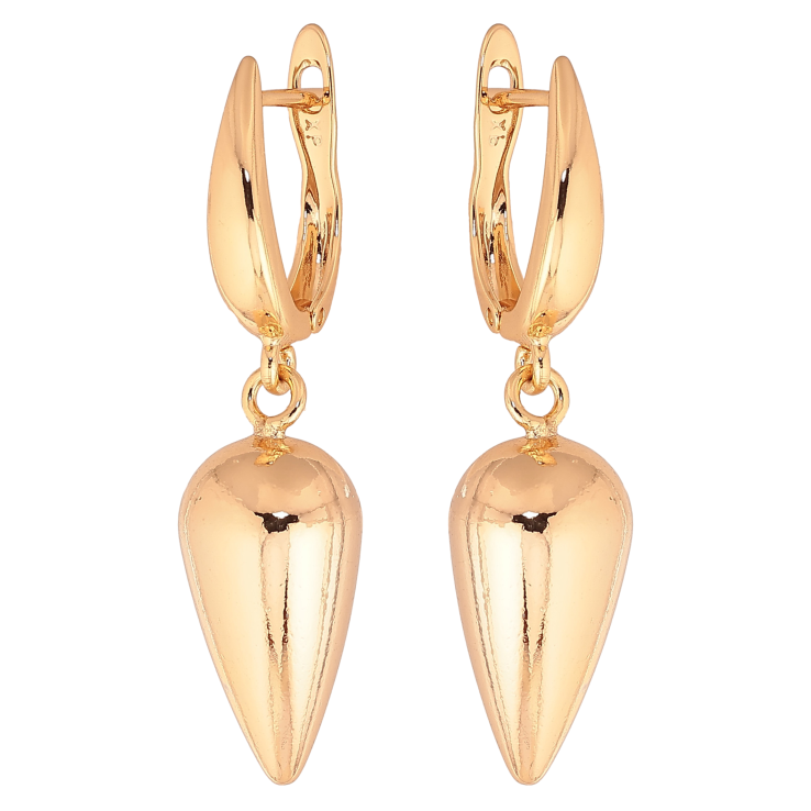 Сережки Xuping колір Позолота 18К англійський замок "Декоративні підвіски" фото №6