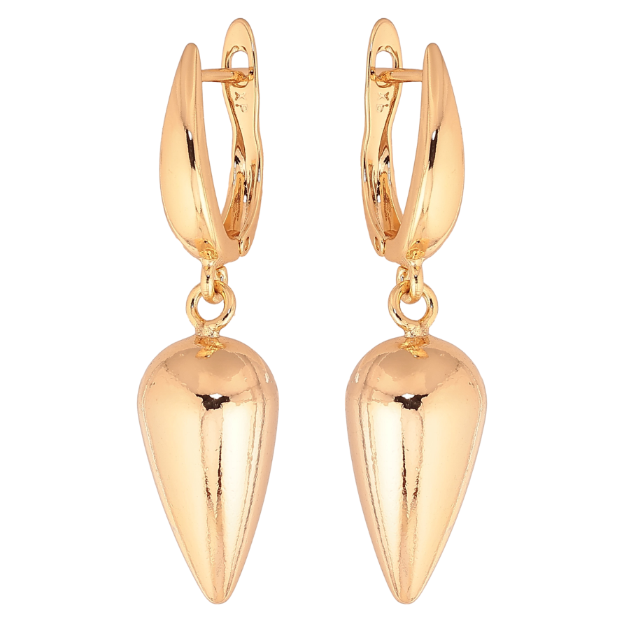 Сережки Xuping колір Позолота 18К англійський замок "Декоративні підвіски" фото №1