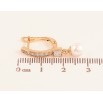 Серьги Xuping цвет Позолота 18K английский замок "Жемчужные подвески" фото №2 Серьги Xuping цвет Позолота 18K английский замок "Жемчужные подвески" фото №2