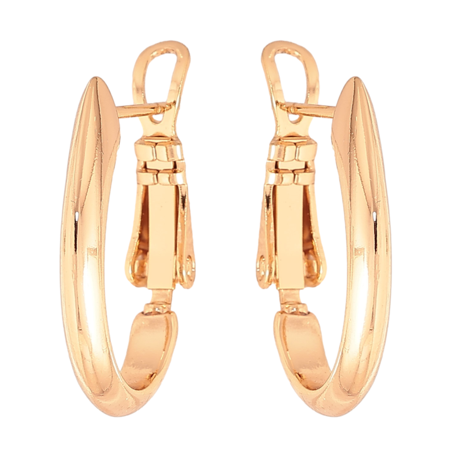 Сережки Xuping колір Позолота 18K італійський замок "Класичні" фото №1