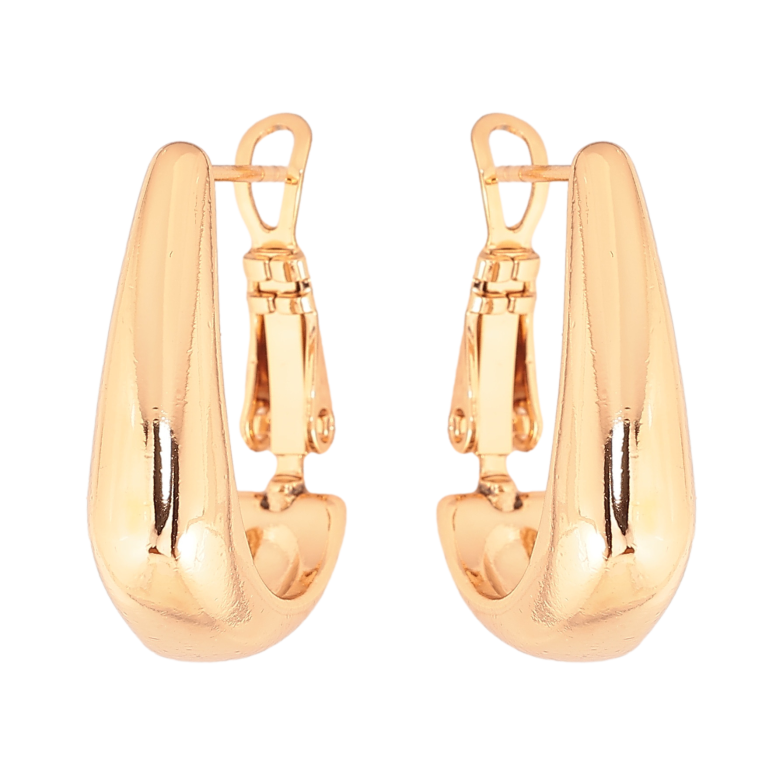 Сережки Xuping колір позолота 18K італійський замок декоративні фото №1