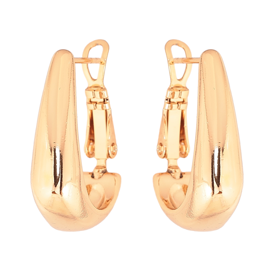 Сережки Xuping колір позолота 18K італійський замок декоративні фото №1