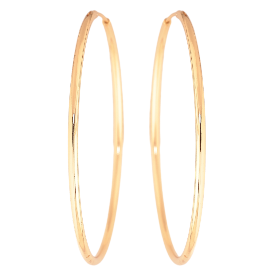 Серьги Xuping цвет позолота 18K кольца (конго) Классика ø 5.8см фото №1 Серьги Xuping цвет позолота 18K кольца (конго) Классика ø 5.8см фото №1