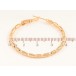 Серьги Xuping цвет позолота 18K кольца (конго) декоративный узор ø 4см фото №2