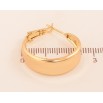 Сережки Xuping колір Позолота 18K італійський замок "Декоративні" ø 2.5см фото №2 Сережки Xuping колір Позолота 18K італійський замок "Декоративні" ø 2.5см фото №2