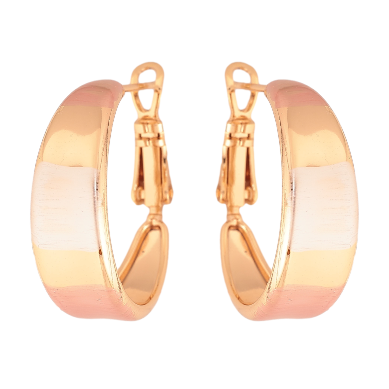 Сережки Xuping колір Позолота 18K італійський замок "Пофарбовані кольоровою емаллю" ø 2.5см фото №1 Сережки Xuping колір Позолота 18K італійський замок "Пофарбовані кольоровою емаллю" ø 2.5см фото №1