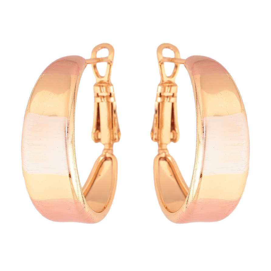 Сережки Xuping колір Позолота 18K італійський замок "Пофарбовані кольоровою емаллю" ø 2.5см фото №1 Сережки Xuping колір Позолота 18K італійський замок "Пофарбовані кольоровою емаллю" ø 2.5см фото №1