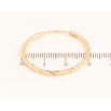 Серьги Xuping цвет Позолота 18K кольца (конго) "Декоративный узор" ø 3см фото №2