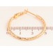 Сережки Xuping колір Позолота 18K кільця (конго) "Декоративний візерунок" ø 3см фото №2