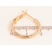 Сережки Xuping колір Позолота 18K кільця (конго) "Декоративний візерунок" ø 2см фото №2