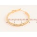 Сережки Xuping колір Позолота 18K кільця (конго) "Декоративний візерунок" ø 3см фото №2