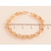 Сережки Xuping колір Позолота 18K кільця (конго) "Декоративний візерунок" ø 4.5см фото №2