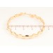 Серьги Xuping цвет Позолота 18K кольца (конго) "Декоративный узор" ø 4.5см фото №2