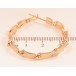 Серьги Xuping цвет Позолота 18K кольца (конго) "Декоративный узор" ø 3.5см фото №2