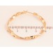 Сережки Xuping колір Позолота 18K кільця (конго) "Декоративний візерунок" ø 4см фото №2