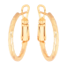 Серьги Xuping цвет Позолота 18K кольца (конго) "Декоративный узор" ø 2см фото №1 Серьги Xuping цвет Позолота 18K кольца (конго) "Декоративный узор" ø 2см фото №1