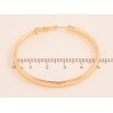 Сережки Xuping колір Позолота 18K кільця (конго) "Классика" ø 5см фото №2 Сережки Xuping колір Позолота 18K кільця (конго) "Классика" ø 5см фото №2