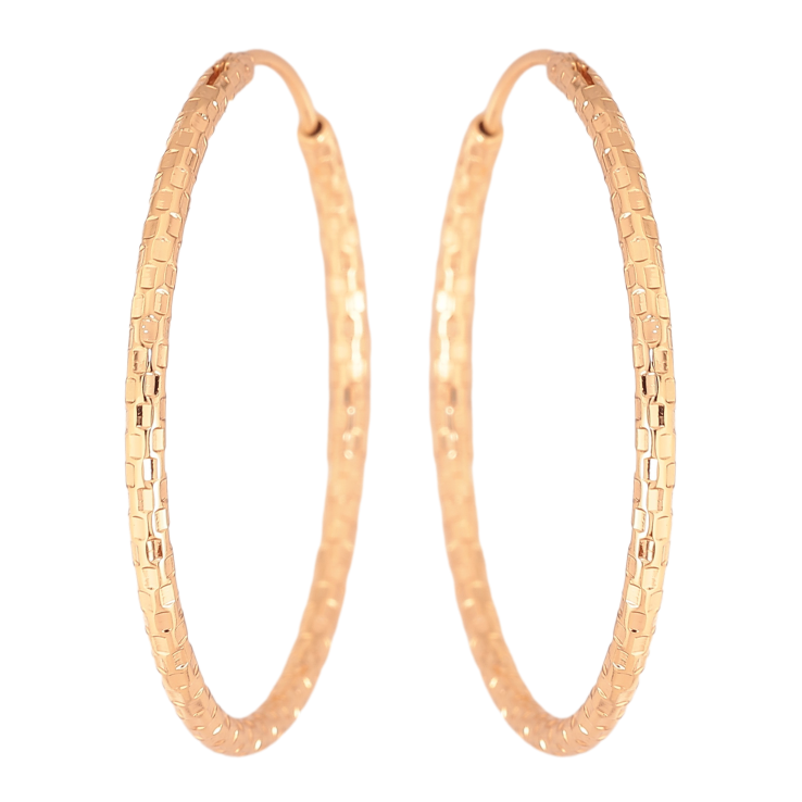 Сережки Xuping колір Позолота 18K кільця (конго) "Декоративний візерунок" ø 3.8см фото №19 Сережки Xuping колір Позолота 18K кільця (конго) "Декоративний візерунок" ø 3.8см фото №19