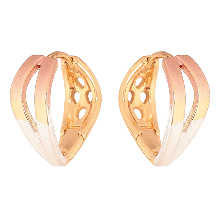 Сережки Xuping колір Позолота 18К колечка "Фарбування емаллю" фото №10 Сережки Xuping колір Позолота 18К колечка "Фарбування емаллю" фото №10