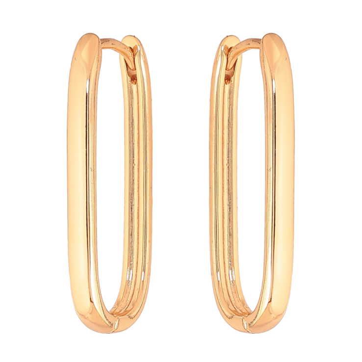 Сережки Xuping колір Позолота 18К колечка "Овальні" фото №24 Сережки Xuping колір Позолота 18К колечка "Овальні" фото №24