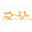 Серьги Xuping цвет Позолота 18К колечки "Звезды" фото №2
