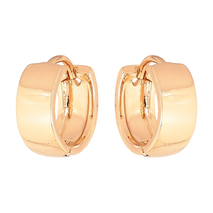 Сережки Xuping колір Позолота 18К колечка "Класика, шир. 5мм" ø 13мм фото №15