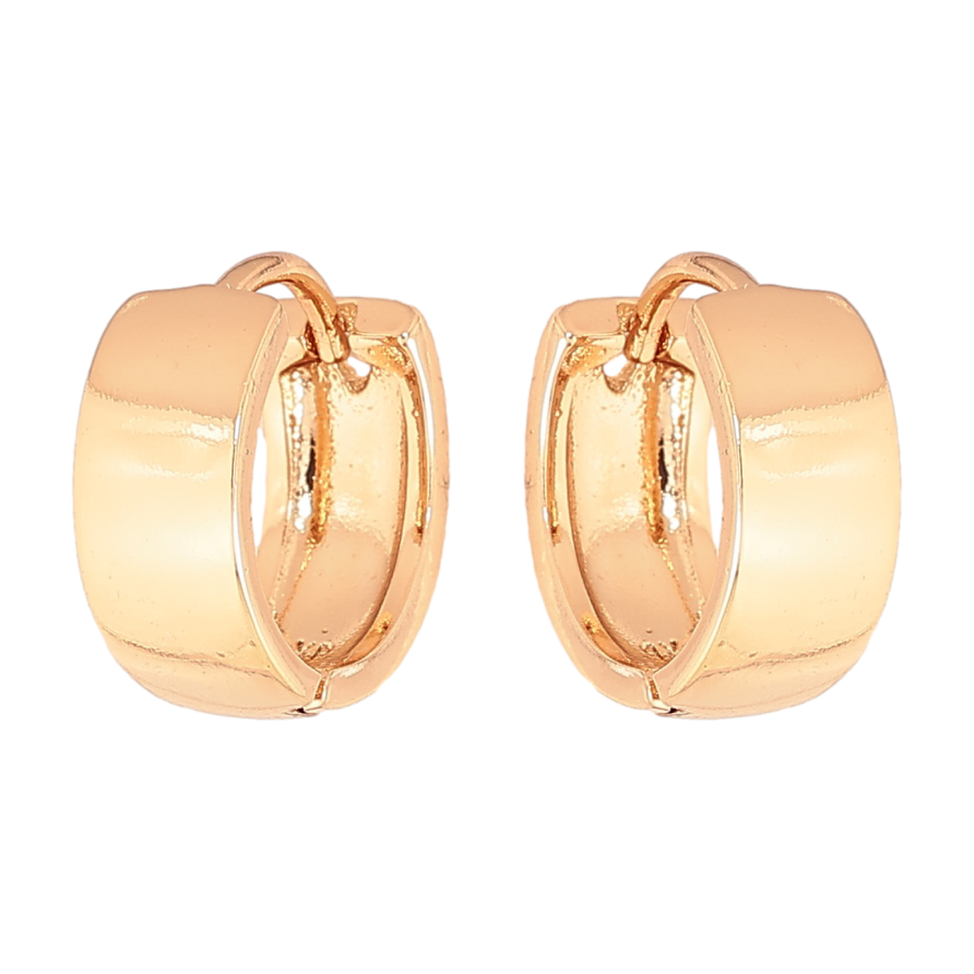 Сережки Xuping колір Позолота 18К колечка "Класика, шир. 5мм" ø 13мм фото №1 Сережки Xuping колір Позолота 18К колечка "Класика, шир. 5мм" ø 13мм фото №1