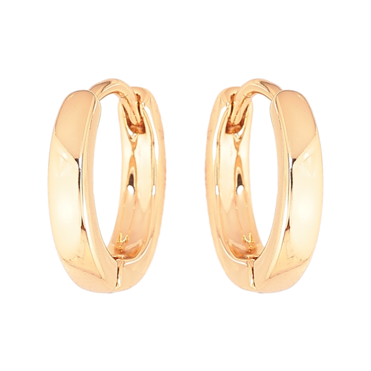 Сережки Xuping колір Позолота 18К колечка "Класика, шир. 3мм" ø 16мм фото №12