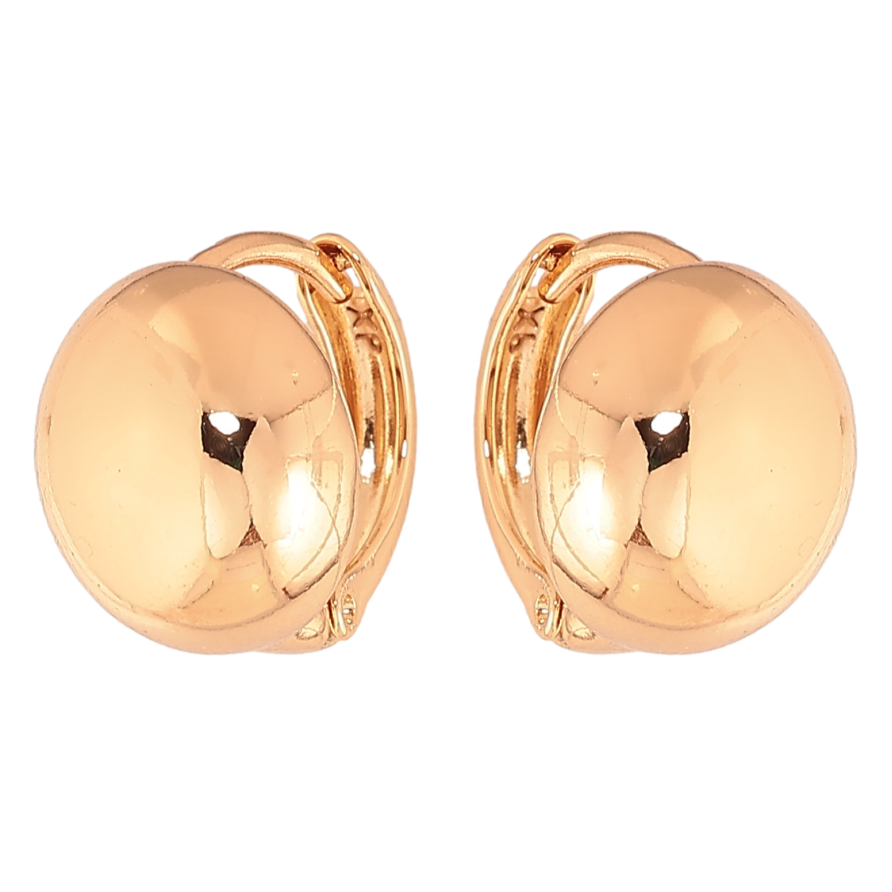 Сережки Xuping колір Позолота 18К колечка "Декоративні" фото №1 Сережки Xuping колір Позолота 18К колечка "Декоративні" фото №1