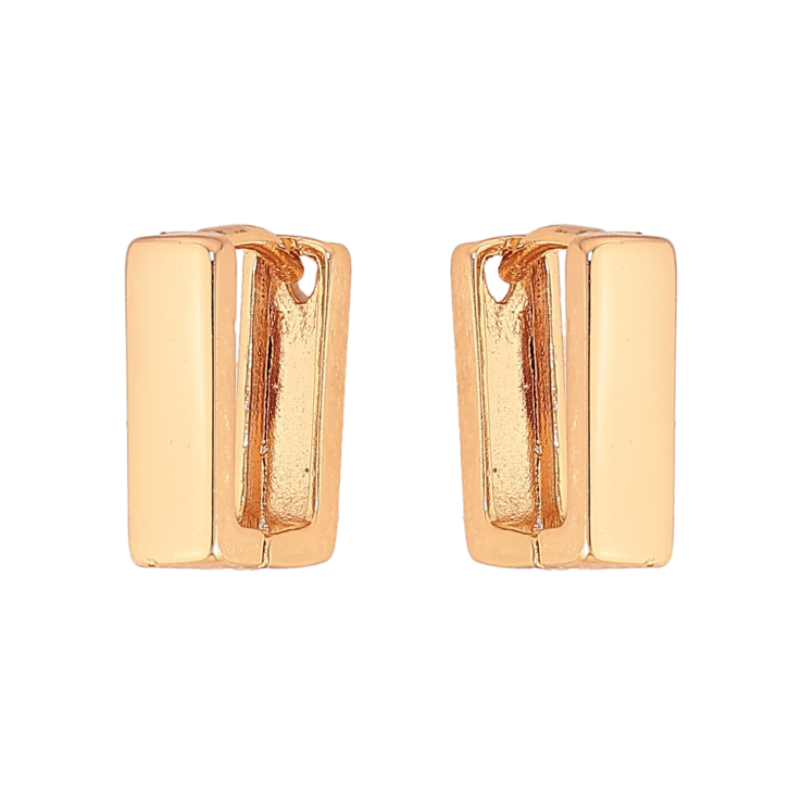 Сережки Xuping колір Позолота 18К колечка "Прямокутні" 9х11мм, шир. 4мм фото №7 Сережки Xuping колір Позолота 18К колечка "Прямокутні" 9х11мм, шир. 4мм фото №7